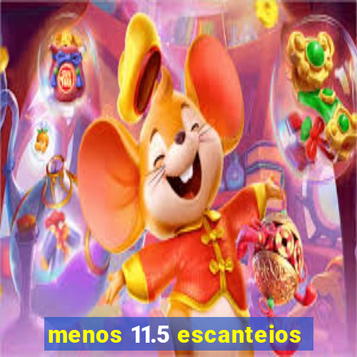 menos 11.5 escanteios